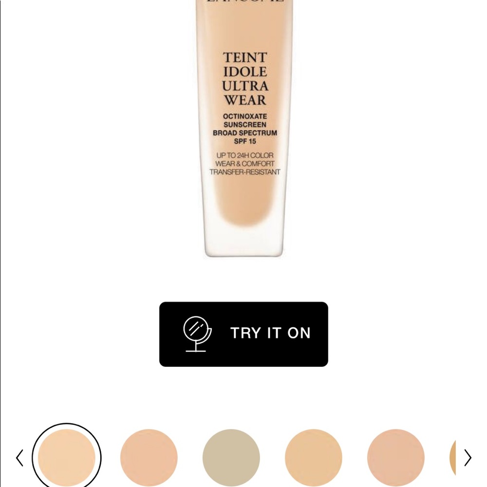 Lancôme Teint Idole Ultra Wear color: Ivoire (n)